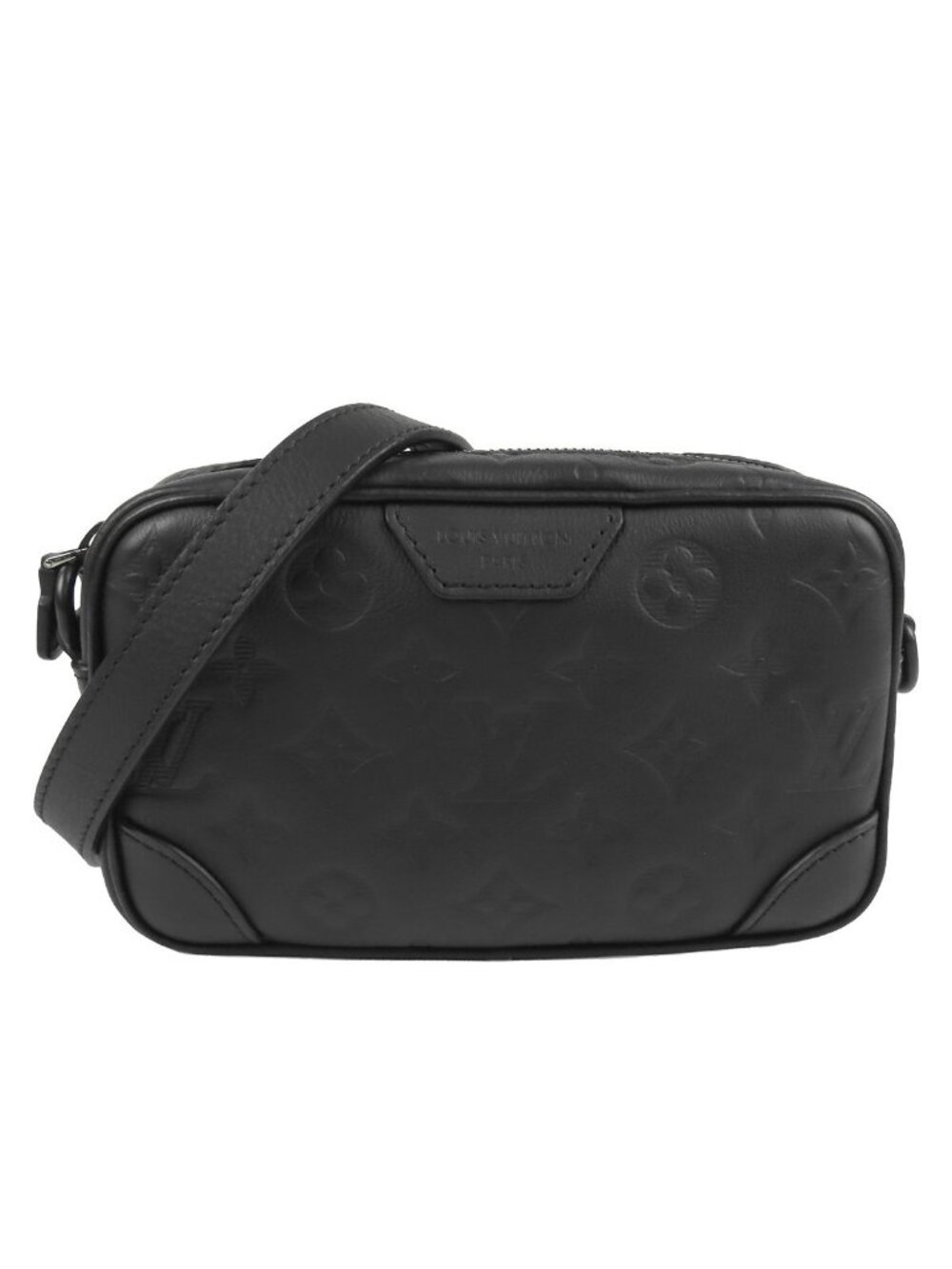 Louis Vuitton Trocadero Wearable Wallet Black Monogram Shadow Shoulder Bag